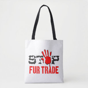 Bolsa Tote Interromper comércio de peles