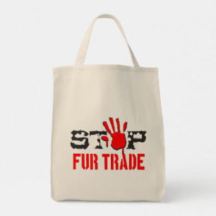 Bolsa Tote Interromper comércio de peles