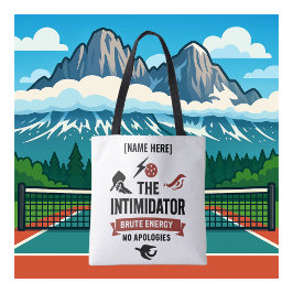 Bolsa Tote Intimidador de Pickleball com Nome Personalizado