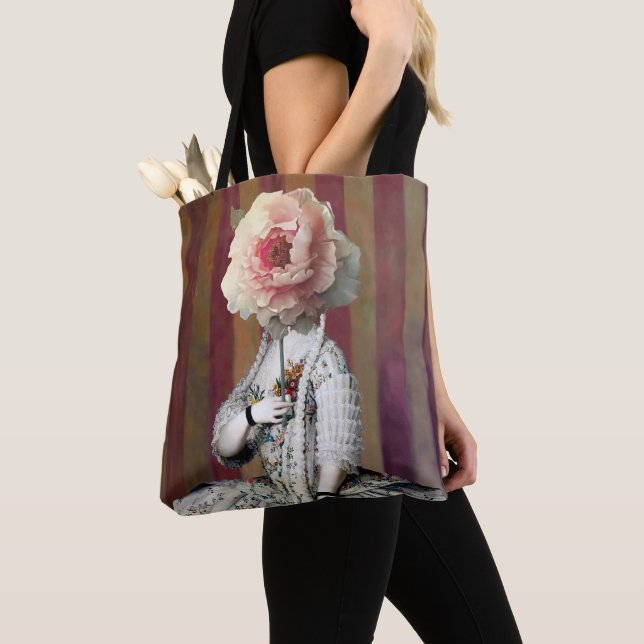 Bolsa Tote Intriga Floral (Close Up)