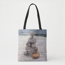 Bolsa Tote Inuksuk - provérbio inspirado - sacola