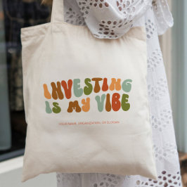Bolsa Tote Investir no Estilo Retrô é Minha Vibração, Gerente