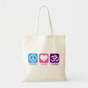 Bolsa Tote IOGA do AMOR da PAZ - saco