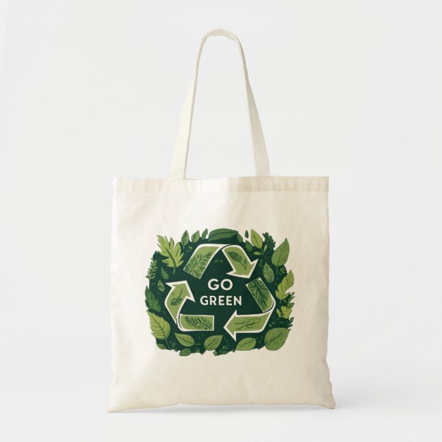 Bolsa Tote Ir Verde (Frente)