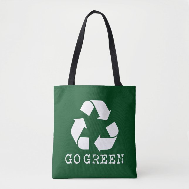 Bolsa Tote Ir Verde (Frente)