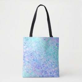 Bolsa Tote iridescência gelada: