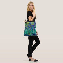 Bolsa Tote Íris (1889) por Van Gogh – Texto Personalizado