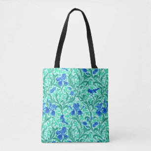 Bolsa Tote Íris de William Morris, Azul Cobalto, Água e Azul