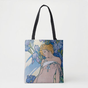 Bolsa Tote Íris (Quatro Flores), Alphonse Mucha