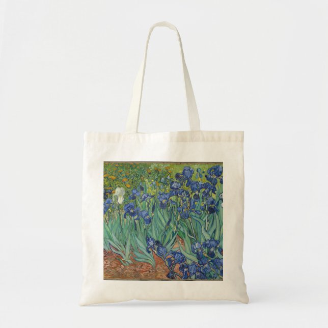 Bolsa Tote Irises by Vincent Van Gogh (Frente)