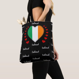 Bolsa Tote Irish Flag & Heart Irish Flag/sport