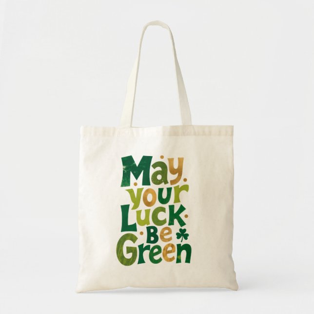 Bolsa Tote Irish  Green Luck (Frente)