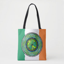 Bolsa Tote Irish shamrock