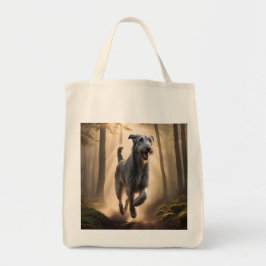 Bolsa Tote Irish Wolfhound Elegant Grocery Tote Bag