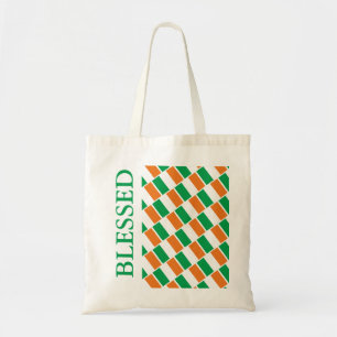 Bolsa Tote IRLANDA, BANDEIRA, República Irlandesa, Abençoad