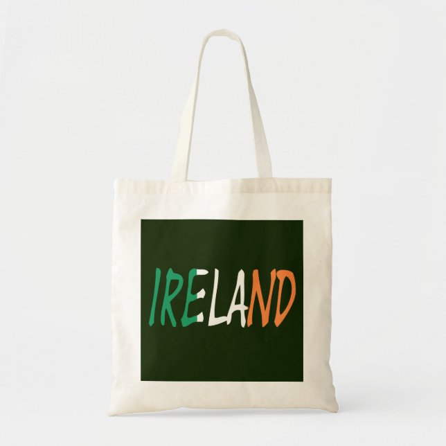 Bolsa Tote Irlanda sobreposta à Irish Flag btcnt (Frente)