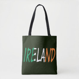 Bolsa Tote Irlanda sobreposta à Irish Flag stcnt
