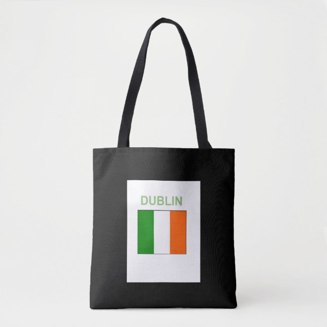 Bolsa Tote Irlandês, Dublin, Saca de mão, Saca de Compras, Co (Frente)