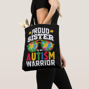 Bolsa Tote Irmã Orgulhosa De Uma Família De Guerreiros Contra