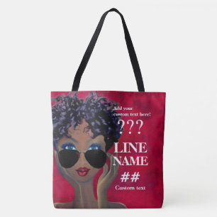 Bolsa Tote Irmandade Vermelha Arte Negra