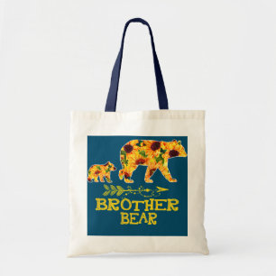 Bolsa Tote Irmão Bear Girassol Engraçado Mãe Pai