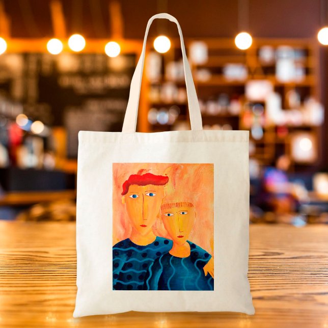 Bolsa Tote Irmãos Arte Contemporânea Pintura Toalha (Criador carregado)