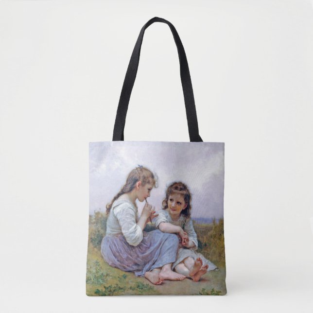 Bolsa Tote Irmãs, Bouguereau (Frente)