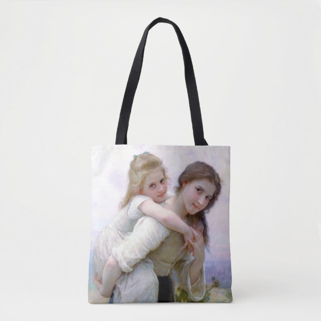 Bolsa Tote Irmãs, Bouguereau (Frente)
