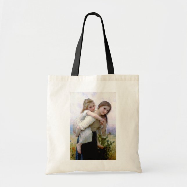 Bolsa Tote Irmãs, Bouguereau (Frente)
