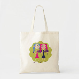 Bolsa Tote Irmãs do Totebay-Violino do violino