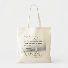 Bolsa Tote Isaiah 43:18 Eu estou fazendo uma Bíblia NOVA COIS