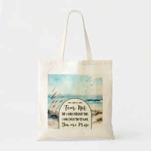 Bolsa Tote Isaiah 43:1 Medo que não por eu tê-lo resgatado Oc