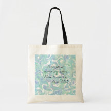 Isaiah 43:2 Quando você for... Tote Bag