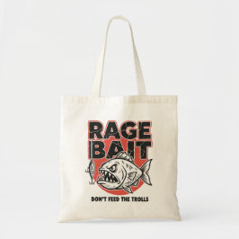 Bolsa Tote Isca de Raiva, Não Alimente os Trolls