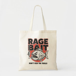 Bolsa Tote Isca de Raiva, Não Alimente os Trolls