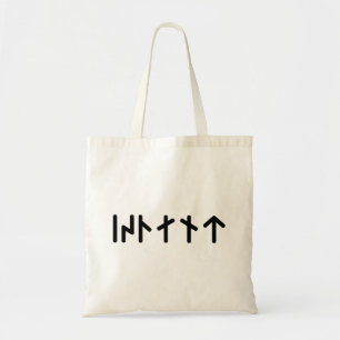 Bolsa Tote Islândia ᛁᛋᛚᛅᚾᛏ ~ Runas Futhark Mais Novos