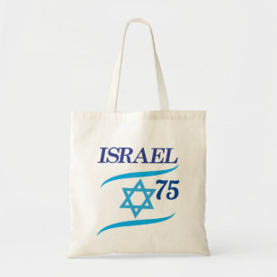 Bolsa Tote Israel 75 Aniversário, Dia da Independência - Mode