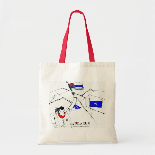 BOLSA TOTE ISRAEL AMERICANO (Frente)