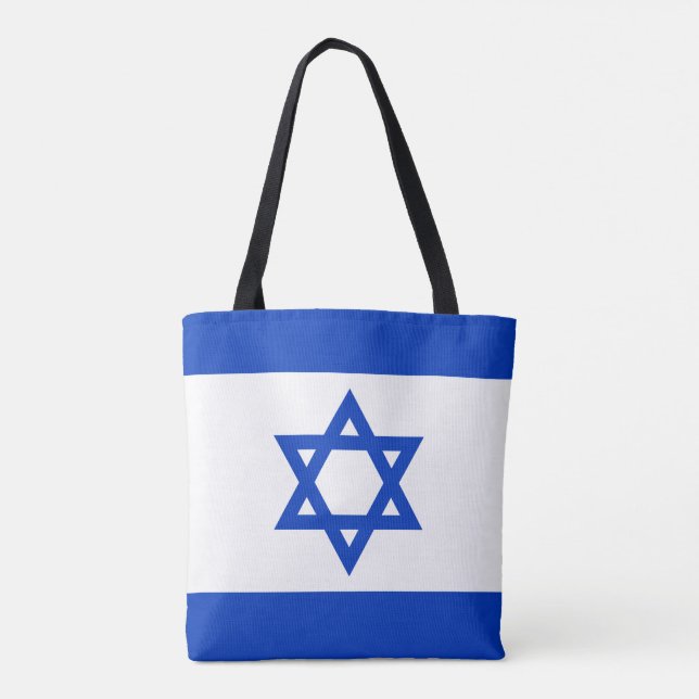 Bolsa Tote Israel Flag - Israel Flag - Star of David (Verso)