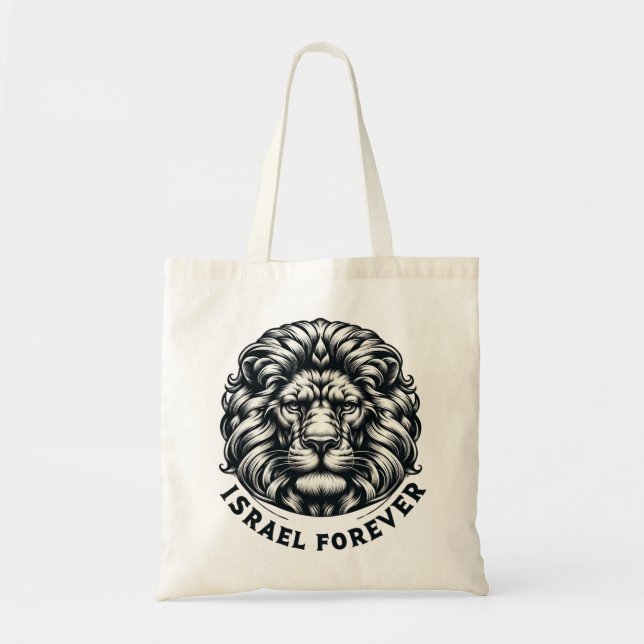 Bolsa Tote Israel Forever. Lion of Judea.  Tote Bag (Frente)