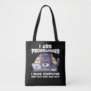 Bolsa Tote IT admite humor estudante de ciências da computa