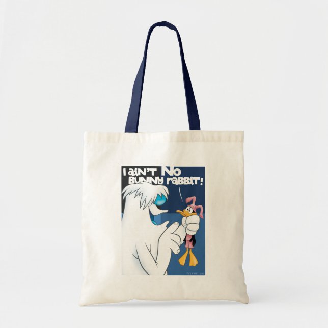 Bolsa Tote "I't No Bunny Rabbit" Hugo & DAFFY DUCK™ (Frente)