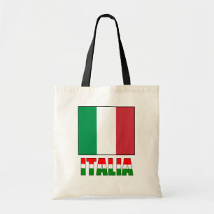 Bolsa Tote Italia com a bandeira de Italia