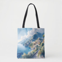 Bolsa Tote Itália Positano Viagem Romântico Presente