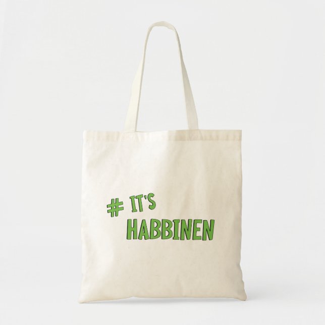 Bolsa Tote #It's Habbenin (Frente)