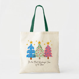 Bolsa Tote It's The Most Wonderful Time Christmas