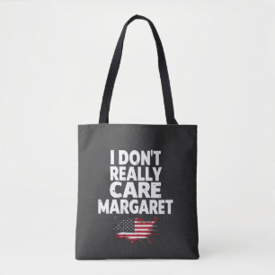 Bolsa Tote J. D Vance Engraçado Meme Eu não me importo com Ma