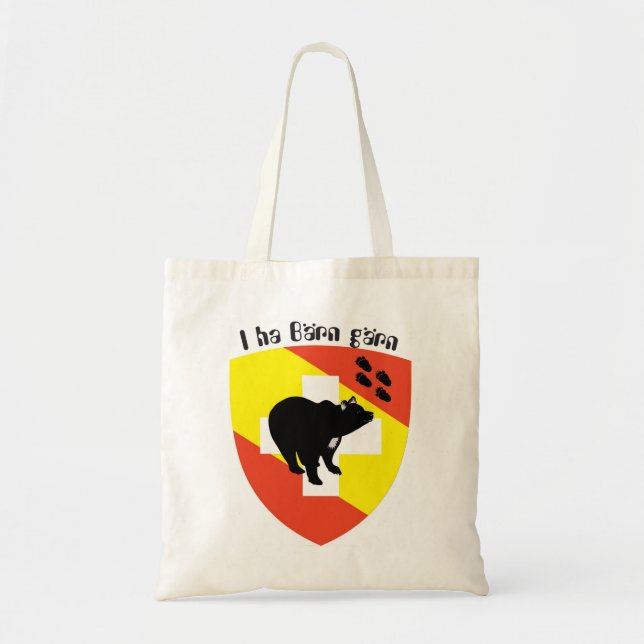 Bolsa Tote J ha Bärn gärn saco (Frente)
