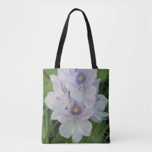 Bolsa Tote Jacinto de Água em Flor - Flor Aquática Tropical