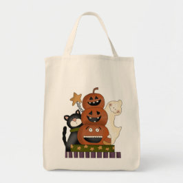 Bolsa Tote Jack-O-Lantern Totem Halloween Trag